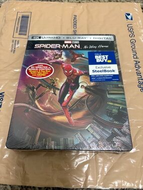 Spider-Man: No Way Home 4K ultra HD + Blu Ray + digital Limited Steel Book